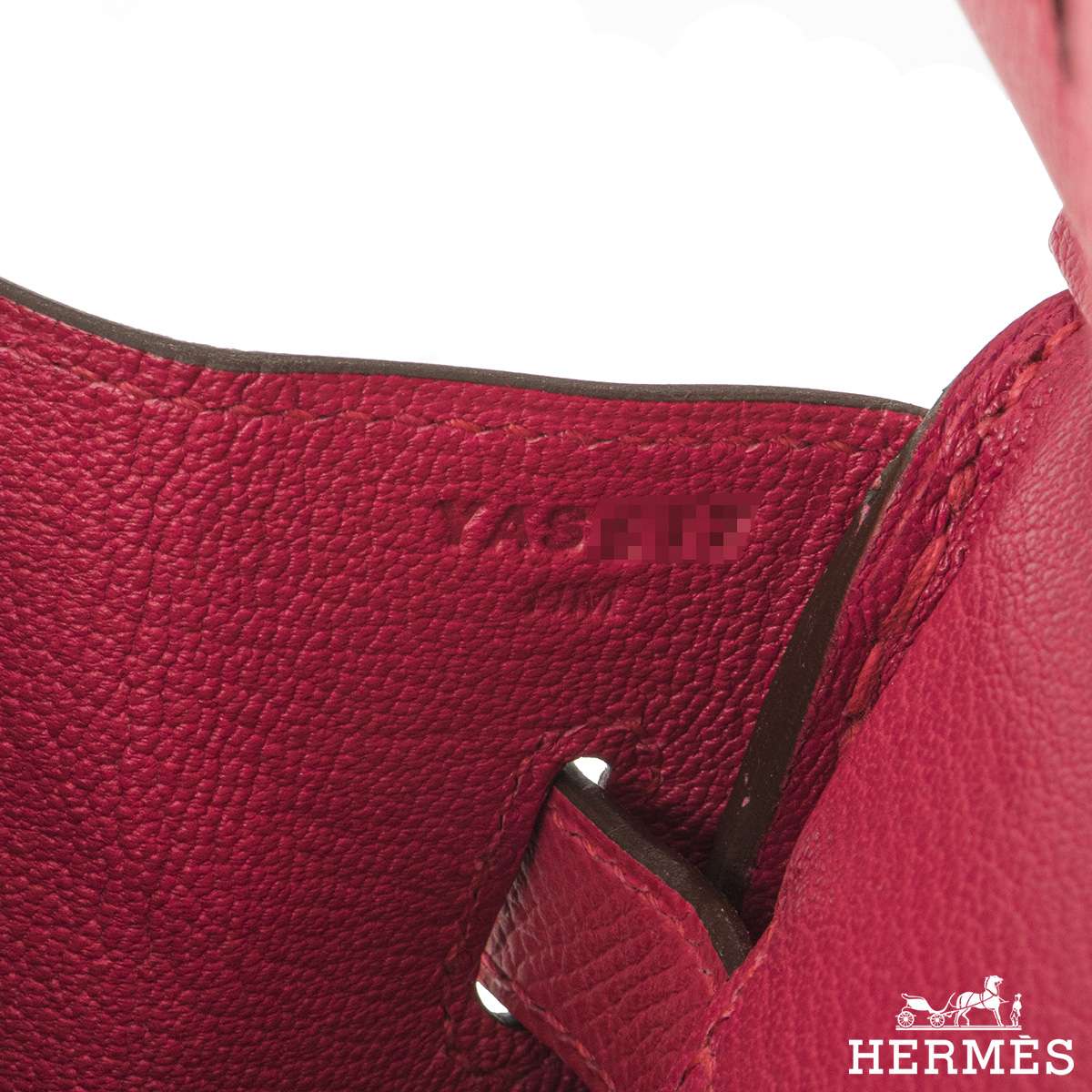 Hermès Hermes Nib Rouge De Coeur & Rose Extreme Epsom Sellier Birkin 30 Phw  Leather ref.614243 - Joli Closet